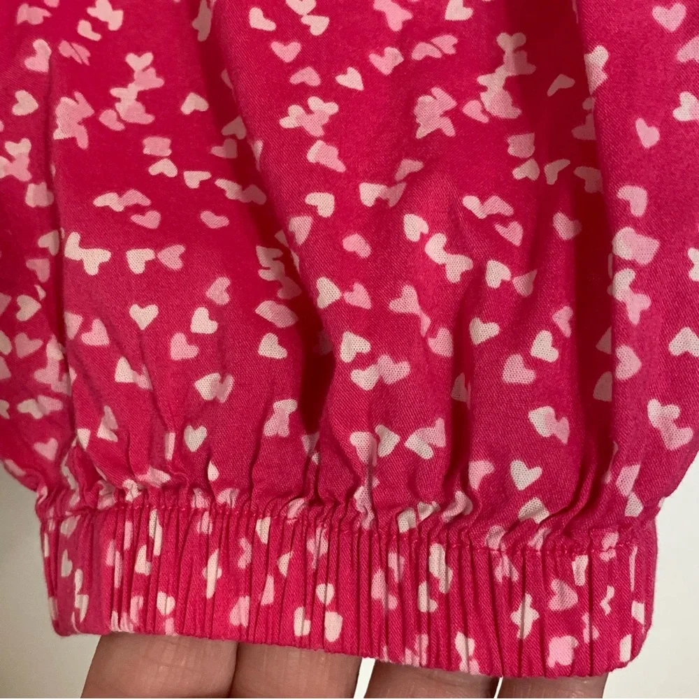 Victoria’s Secret Hearts Pajama Lounge Sleep Pants Joggers Pink Size Small